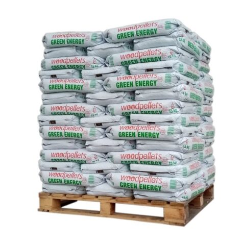 Pellet Green Energy - Palé de 65 sacos de 15 kg