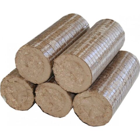 TRONCOS COMPRIMIDOS 100% DE MADERA DURA - PALÉ DE 1040KG